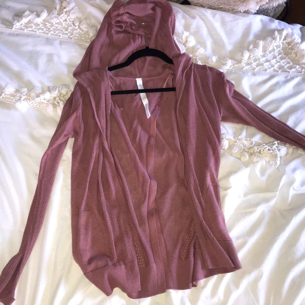 Lululemon cardigan with hoodie